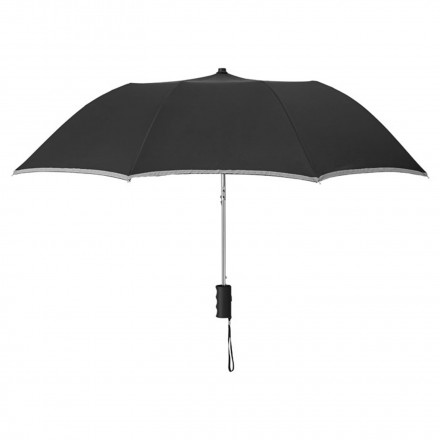 PARAPLUIE PUBLICITAIRE PLIABLE AUTOMATIQUE 'FALKIRK' - noir