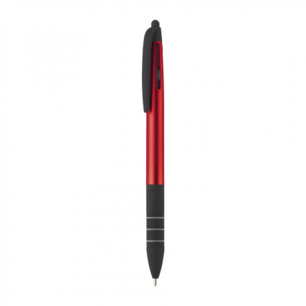 STYLO 3 COULEURS AVEC STYLET 'MAYALL' - rouge