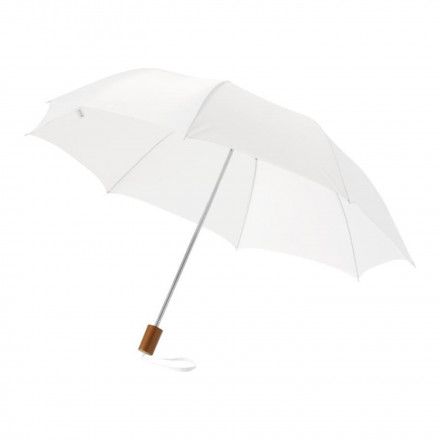 PARAPLUIE PERSONNALISÉ PLIABLE 'LINWOOD' - blanc