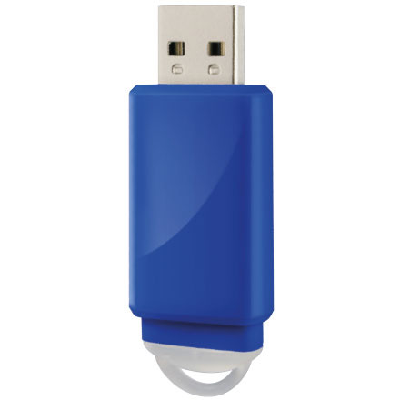 CLÉ USB PUBLICITAIRE 'SLIDER' - bleu foncé