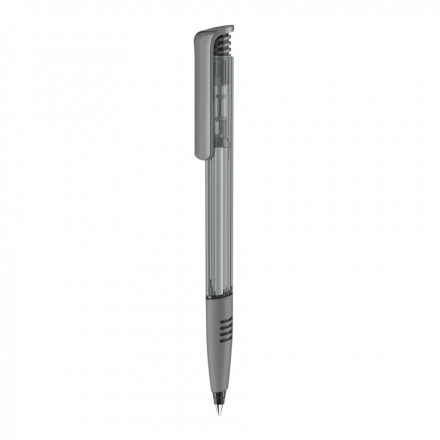 STYLO SENATOR® 'SUPER HIT GRIP CLEAR' - gris moyen