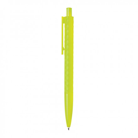 STYLO BILLE PUBLICITAIRE FINITION LOSANGE TEXTURÉ 'EUCLIDE' - vert clair