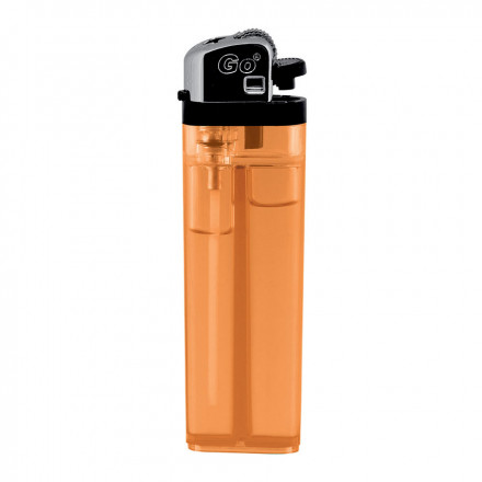 BRIQUET PUBLICITAIRE JETABLE 'URANUS' - orange transparent