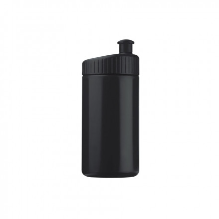 GOURDE DE SPORT PUBLICITAIRE 'TRAIL' 500ML OPAQUE COLORE - noir
