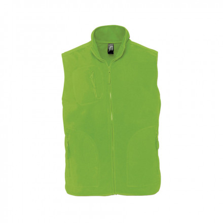 BODYWARMER PUBLICITAIRE POLAIRE MIXTE 'NORWAY' 320 GR/M² - lime