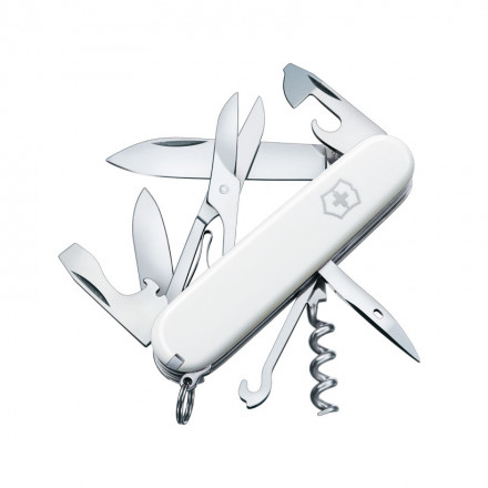 COUTEAU SUISSE PERSONNALISÉ VICTORINOX 14 FONCTIONS 'CLIMBER' - blanc