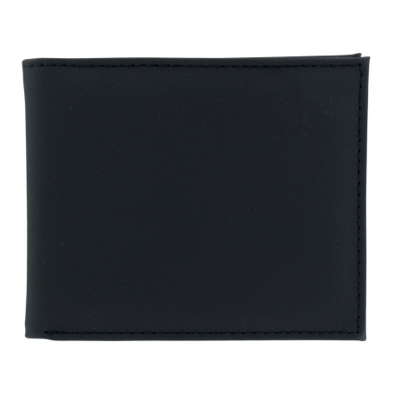 PORTEFEUILLE ANTI-RFID PERSONNALISABLE 'WALLSTREET' - noir