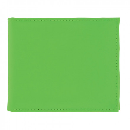 PORTEFEUILLE ANTI-RFID PERSONNALISABLE 'WALLSTREET' - vert