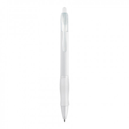 STYLO PERSONNALISÉ 'ALASSIO' CORPS COLORÉ - blanc