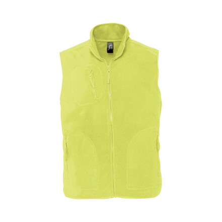 BODYWARMER PUBLICITAIRE POLAIRE MIXTE 'NORWAY' 320 GR/M² - jaune fluo