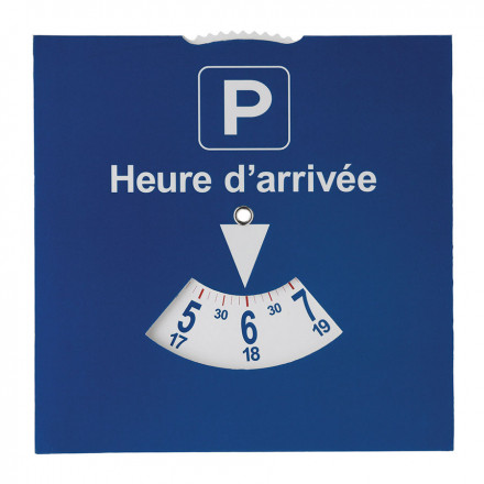 DISQUE DE STATIONNEMENT NF PERSONNALISÉ 'APARKA' - bleu