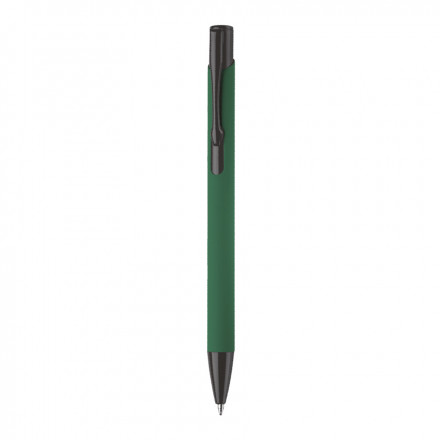 STYLO PUBLICITAIRE EN ALUMINIUM 'BLACK SOFT' - vert foncé