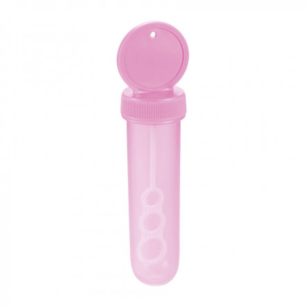 TUBE À BULLES DE SAVON PERSONNALISÉ 'BURBULA' - rose