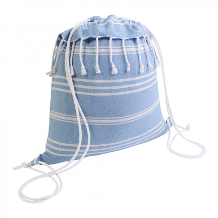 SAC À DOS PUBLICITAIRE 'GUSTAVIA' - bleu clair