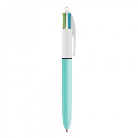 STYLO BIC® PUBLICITAIRE 4 COULEURS 'PASTELS' - vert eau