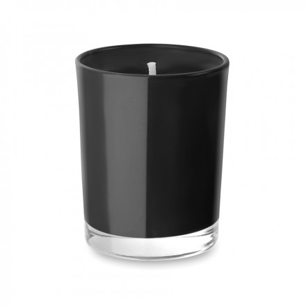BOUGIE PERSONNALISÉE PARFUMÉE EN VERRE 'COSY' - noir