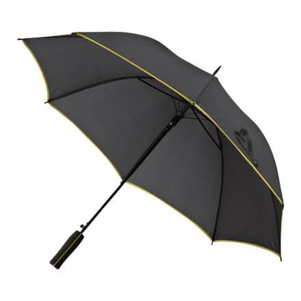 PARAPLUIE PUBLICITAIRE MANCHE DROIT AUTOMATIQUE 'TOOREEN' - jaune