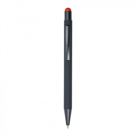 STYLO/STYLET PERSONNALISABLE SOFT TOUCH 'BRISGAU' - orange