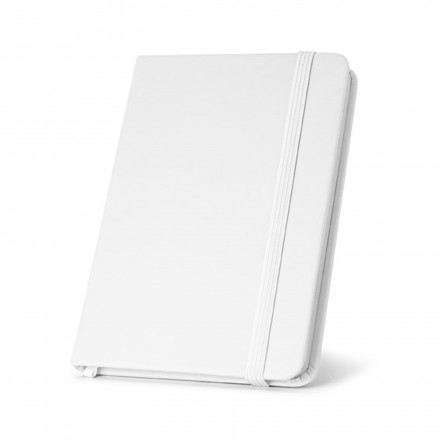 CARNET PERSONNALISABLE A6 NON LIGNÉ 'OLIVIER' - blanc
