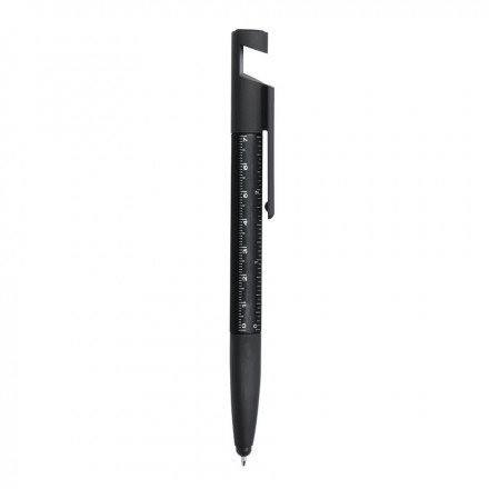 STYLO/STYLET PERSONNALISABLE MULTIFONCTION 'RUVI' - noir