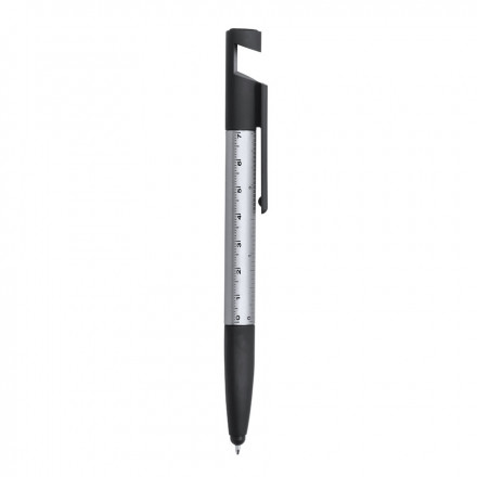 STYLO/STYLET PERSONNALISABLE MULTIFONCTION 'RUVI' - argenté