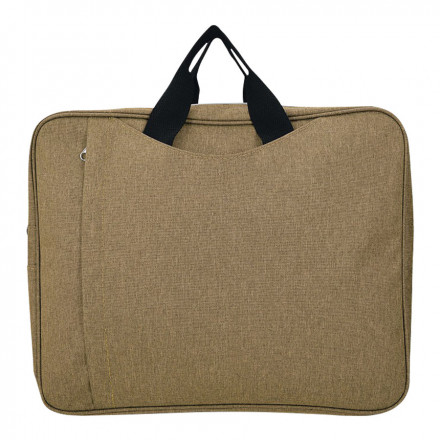 SACOCHE PUBLICITAIRE POUR ORDINATEUR 17'' 'ALGONA' - doré