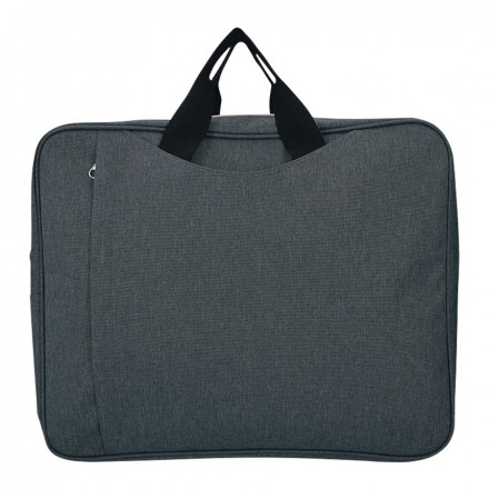 SACOCHE PUBLICITAIRE POUR ORDINATEUR 17'' 'ALGONA' - gris anthracite
