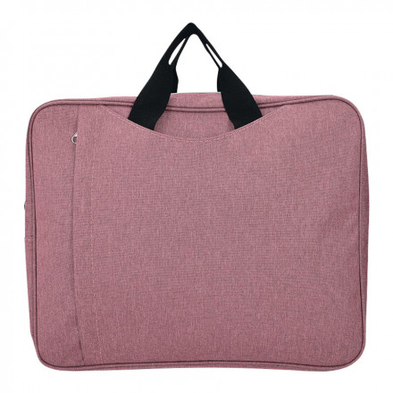SACOCHE PUBLICITAIRE POUR ORDINATEUR 17'' 'ALGONA' - rouge chiné