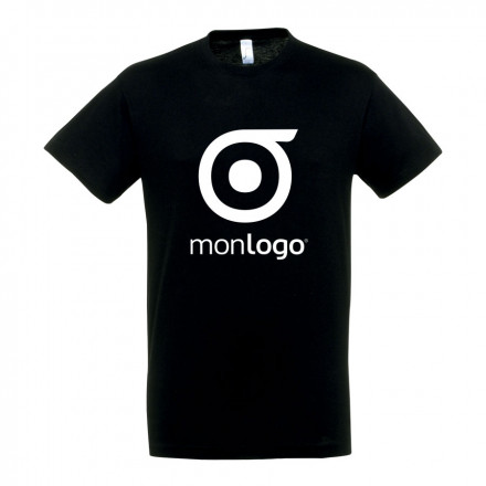 LOT DE 50 TEE-SHIRTS PUBLICITAIRES 150 GR/M2 'REGENT' - EXPRESS 72H - noir