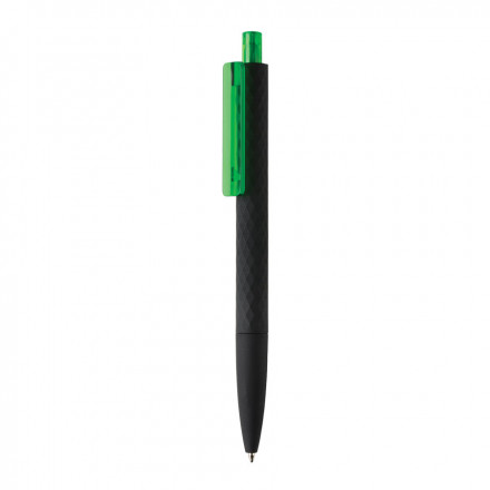 STYLO SOFT TOUCH PERSONNALISE 'RIYA BLACK' - vert