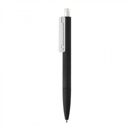 STYLO SOFT TOUCH PERSONNALISE 'RIYA BLACK' - blanc