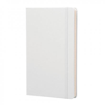 CARNET RIGIDE LIGNÉ MOLESKINE® 'CLASSIC' - blanc