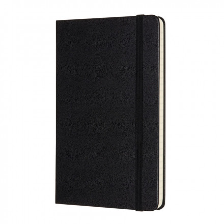 CARNET RIGIDE LIGNÉ MOLESKINE® 'CLASSIC' - noir