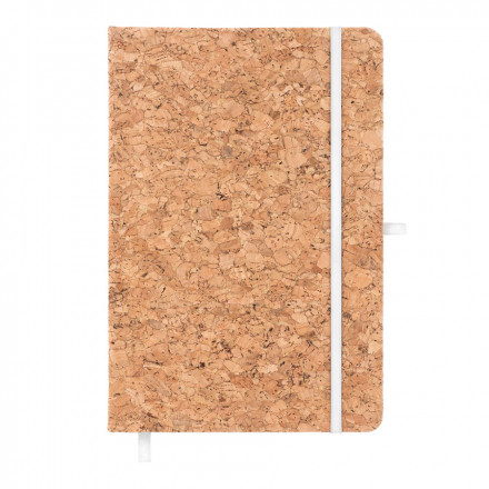 CARNET A5 EN LIEGE PROMOTIONNEL 'ISIDRO' - blanc