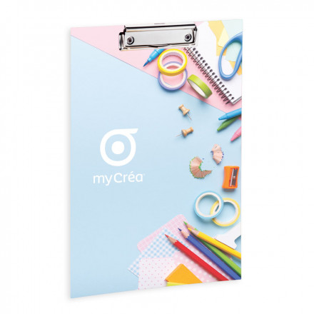 PORTE-BLOC A4 PERSONNALISABLE SUR MESURE 'HOOBS' - blanc