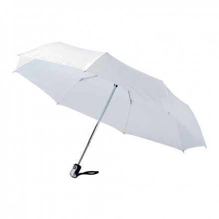 PARAPLUIE PLIABLE AUTOMATIQUE PUBLICITAIRE 'BALMORE' - blanc