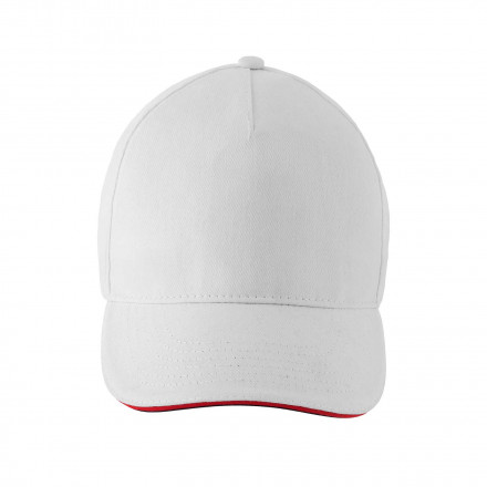 CASQUETTE PUBLICITAIRE TRICOLORE 'LONGCHAMP' - blanc