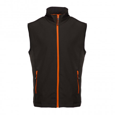 BODYWARMER PUBLICITAIRE MIXTE 'GIBRALTAR' PEN DUICK® - noir/orange