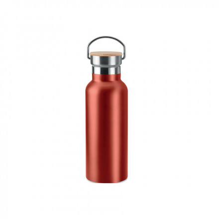 BOUTEILLE ISOTHERME PERSONNALISABLE 'HOLLY' - rouge