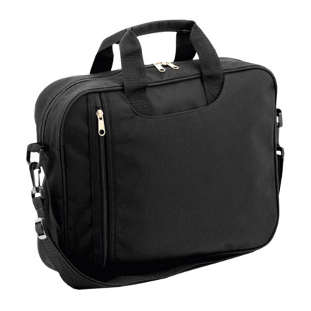 SACOCHE PORTE-DOCUMENTS PERSONNALISÉE 'LINCOLN - noir