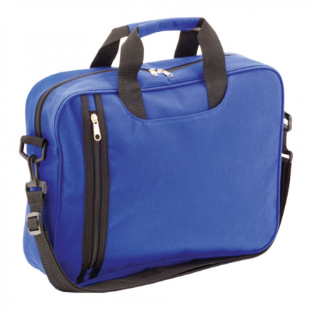 SACOCHE PORTE-DOCUMENTS PERSONNALISÉE 'LINCOLN - bleu