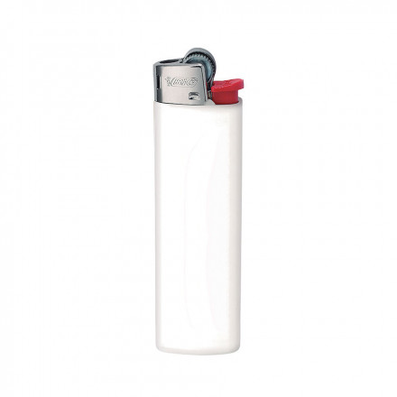 BRIQUET JETABLE MOYEN MODELE BIC® 'CORVO' FULLCOLOR - blanc quadrichromie