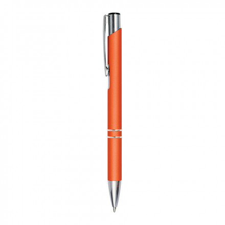 STYLO PUBLICITAIRE EN ALUMINIUM 'OLEG SOFT' - orange