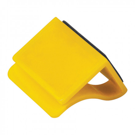 CACHE-CAMERA PERSONNALISABLE AVEC NETTOYEUR D'ÉCRAN 'FENCE' - jaune