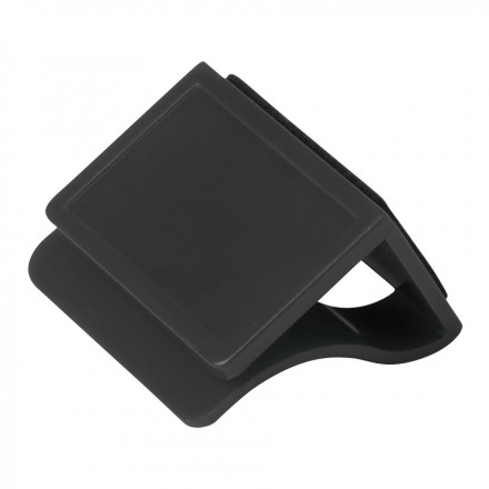 CACHE-CAMERA PERSONNALISABLE AVEC NETTOYEUR D'ÉCRAN 'FENCE' - noir