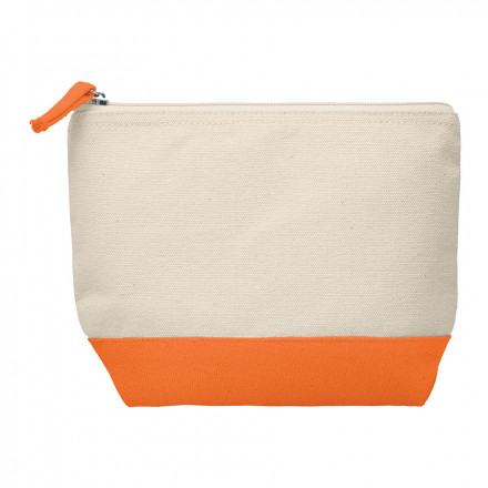 TROUSSE EN COTON PUBLICITAIRE BICOLORE 'MELLY' - orange