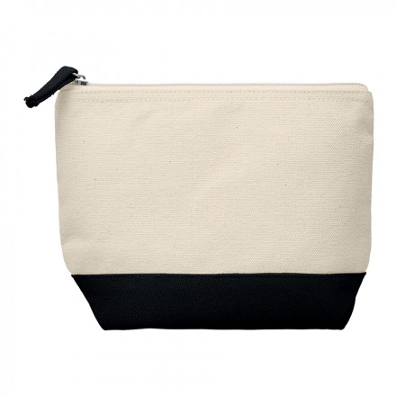 TROUSSE EN COTON PUBLICITAIRE BICOLORE 'MELLY' - noir