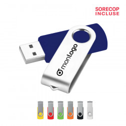 LOT DE 50 CLES USB PUBLICITAIRES 'TWISTER'