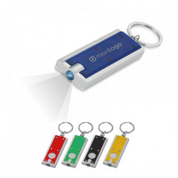 LOT DE 100 PORTE-CLES LAMPE 'FLAT'