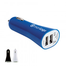 CHARGEUR USB ALLUME-CIGARE DOUBLE 'EDISON'